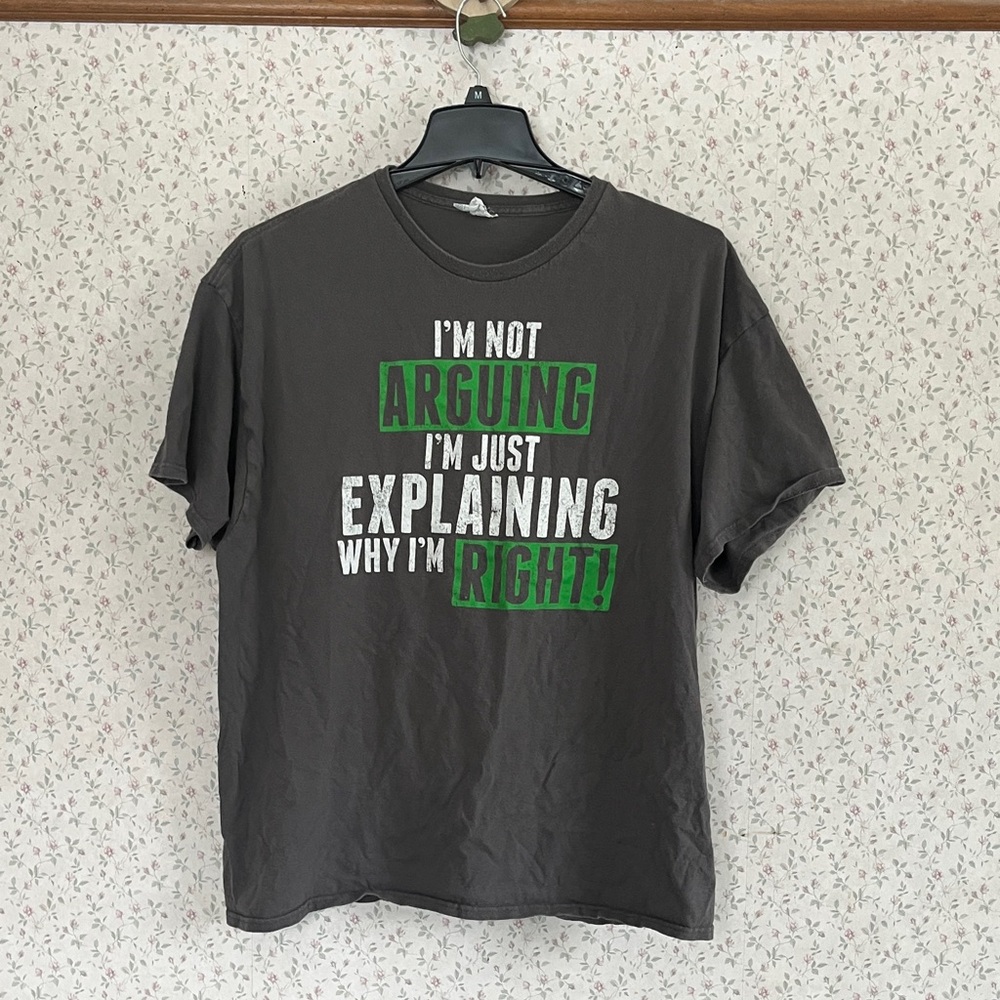 Delta Charcoal Cotton T-Shirt